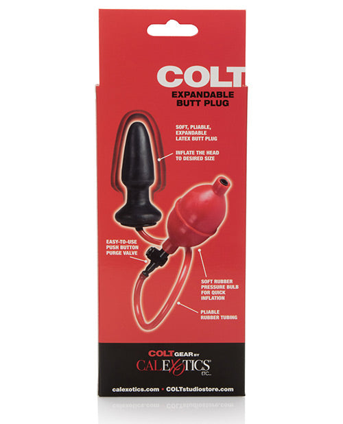 COLT Expandable Butt Plug - Black