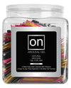 On for Her Arousal Gel Single Use Packet Tub - Asst. Flavor
