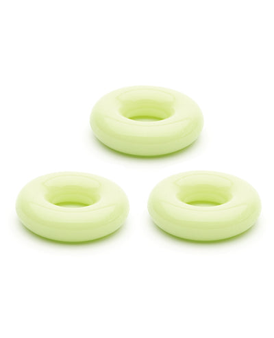 Sport Fucker Chubby Cockring Pack of 3 - Glow
