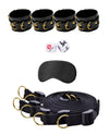 Shots Ouch Limited Edition Bed Bindings Restraint System - Black