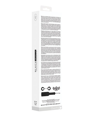 Shots Ouch Black & White Introductory Bondage Kit #3 - Black