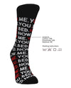 Shots Sexy Socks You, Me, Bed, Now  - Male