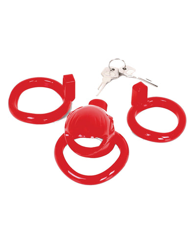 MALESATION Chastity Cage - Red