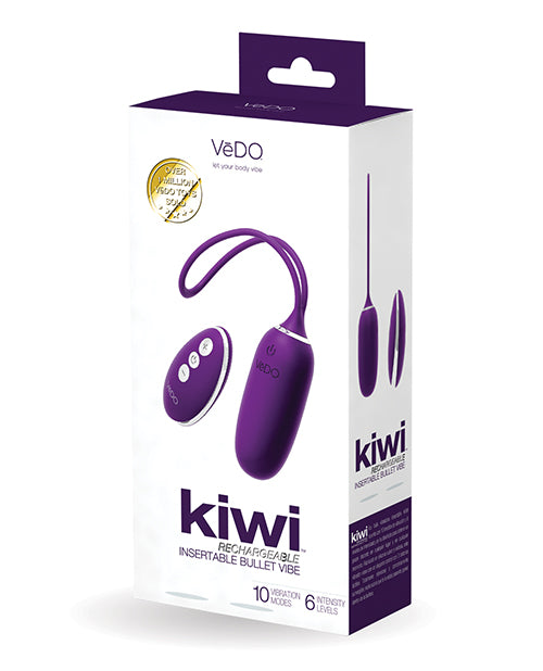 VeDO KIWI Rechargeable Insertable Bullet - Assorted Colors