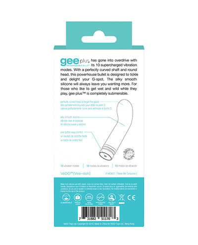 VeDO Gee Plus Rechargeable Vibe