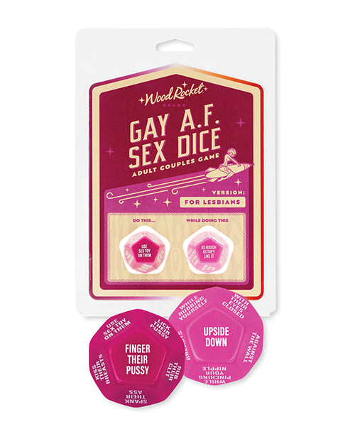 '=Wood Rocket Gay AF Lesbian Couples Sex Game - Fuchsia